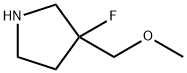 3-fluoro-3-(methoxymethyl)pyrrolidine Structure
