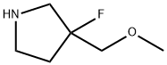 3-fluoro-3-(methoxymethyl)pyrrolidine 구조식 이미지