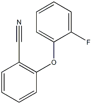 2-(2-fluorophenoxy)benzonitrile 구조식 이미지