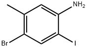 4‐bromo‐2‐iodo‐5‐methylaniline 구조식 이미지