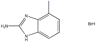 4-Methyl-1H-benzo[d]iMidazol-2-aMine hydrobroMide Structure