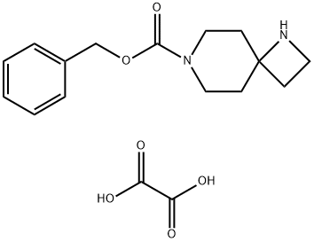 Benzyl 1,7-diazaspiro[3.5]nonane-7-carboxylate oxalate(2:1) Structure