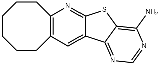 7,8,9,10,11,12-hexahydrocycloocta[5',6']pyrido[3',2':4,5]thieno[3,2-d]pyrimidin-4-amine Structure