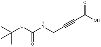 2-Butynoicacid,4-[[(1,1-dimethylethoxy)carbonyl]amino]-(9CI) Structure