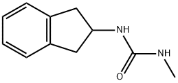 1-(2,3-dihydro-1H-inden-2-yl)-3-methylurea 구조식 이미지