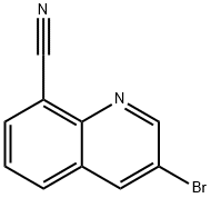 3-bromoquinoline-8-carbonitrile Structure