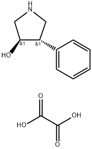 trans-4-phenylpyrrolidin-3-ol hemioxalate 구조식 이미지