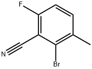 2-bromo-6-fluoro-3-methylbenzonitrile Structure