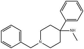 1-benzyl-N-methyl-4-phenylpiperidin-4-amine Structure