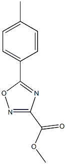 methyl 5-(4-methylphenyl)-1,2,4-oxadiazole-3-carboxylate Structure