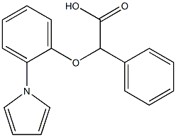 2-phenyl-2-[2-(1H-pyrrol-1-yl)phenoxy]acetic acid Structure