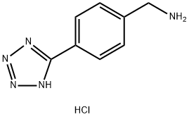 4-(2H-тетразол-5-ил)-бензолметанамина гидрохлорид структурированное изображение