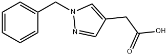 2-(1-BENZYL-1H-PYRAZOL-4-YL)ACETIC ACID Structure