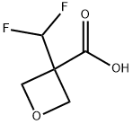 3-(difluoromethyl)oxetane-3-carboxylic acid Structure