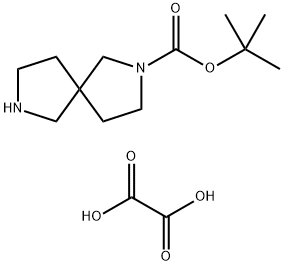 tert-Butyl 2,7-diazaspiro[4.4]nonane-2-carboxylate oxalate(2:1) Structure