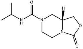 (R)-N-isopropyl-3-oxotetrahydro-1H-oxazolo[3,4-a]pyrazine-7(3H)-carboxamide Structure