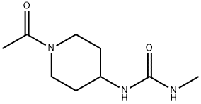 1-(1-acetylpiperidin-4-yl)-3-methylurea 구조식 이미지
