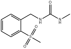 1-[(2-methanesulfonylphenyl)methyl]-3-methylurea 구조식 이미지