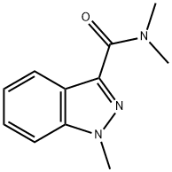 N,N,1-trimethyl-1H-indazole-3-carboxamide Structure