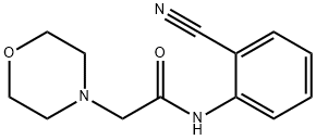 N-(2-cyanophenyl)-2-(morpholin-4-yl)acetamide Structure