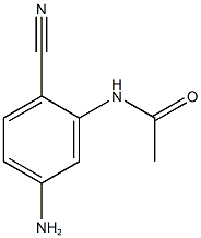 N-(5-amino-2-cyanophenyl)acetamide Structure