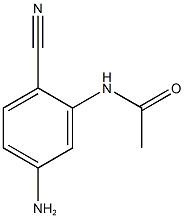 N-(5-amino-2-cyanophenyl)acetamide 구조식 이미지