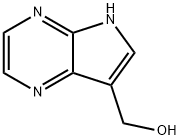 (5H-Pyrrolo[2,3-b]pyrazin-7-yl)methanol Structure