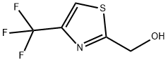 [4-(트리플루오로메틸)-1,3-티아졸-2-일]메탄올 구조식 이미지