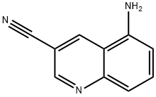 5-aminoquinoline-3-carbonitrile 구조식 이미지