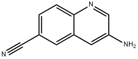 3-aminoquinoline-6-carbonitrile 구조식 이미지