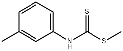 methyl (3-methylphenyl)dithiocarbamate Structure