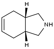 (3aR,7aS)-rel-2,3,3a,4,7,7a-Hexahydro-1H-isoindole 구조식 이미지