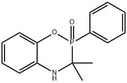 3,3-dimethyl-2-phenyl-3,4-dihydro-2H-1,4,2lambda~5~-benzoxazaphosphinin-2-one 구조식 이미지