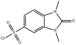 1,3-dimethyl-2-oxo-2,3-dihydro-1H-benzimidazole-5-sulfonyl chloride(SALTDATA: FREE) 구조식 이미지