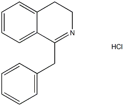 Isoquinoline,3,4-dihydro-1-(phenylmethyl)-, hydrochloride (1:1) Structure