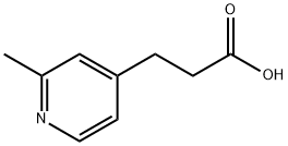 4-Pyridinepropionicacid,2-methyl-(8CI) Structure