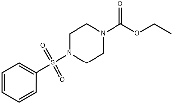 ethyl 4-(phenylsulfonyl)piperazine-1-carboxylate 구조식 이미지