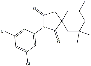 2-(3,5-dichlorophenyl)-7,7,9-trimethyl-2-azaspiro[4.5]decane-1,3-dione Structure