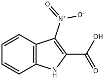 1H-Indole-2-carboxylicacid,3-nitro-(9CI) Structure