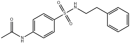 N-(4-{[(2-phenylethyl)amino]sulfonyl}phenyl)acetamide Structure