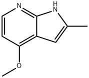 4-Metyoxy-2-Methyl-7-azaindole Structure