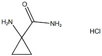 1‐aminocyclopropane‐1‐carboxamide hydrochloride 구조식 이미지