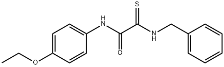 2-(benzylamino)-N-(4-ethoxyphenyl)-2-thioxoacetamide Structure