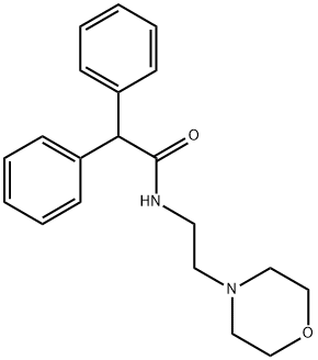 N-(2-morpholin-4-ylethyl)-2,2-diphenylacetamide 구조식 이미지