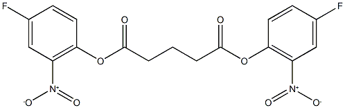bis(4-fluoro-2-nitrophenyl) pentanedioate Structure