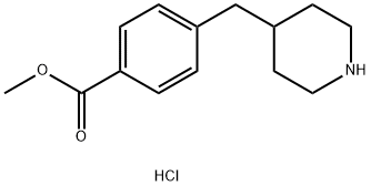 4-피페리딘-4-일메틸-벤조산메틸에스테르HCL 구조식 이미지