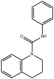 1(2H)-퀴놀린카르복스아미드,3,4-디하이드로-N-페닐-(9CI) 구조식 이미지