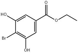 ETHYL 4-BROMO-3,5-DIHYDROXYBENZOATE Structure