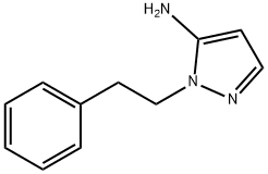 1-(2-phenylethyl)-1H-pyrazol-5-amine 구조식 이미지