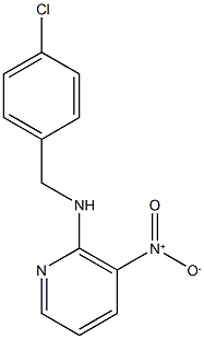 N-[(4-chlorophenyl)methyl]-3-nitropyridin-2-amine Structure